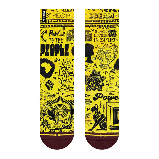 Chaussettes MERGE4 TAYLOR REINHOLD POWER TO THE PEOPLE
