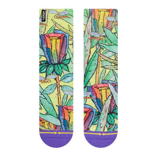 Chaussettes MERGE4 BAD OTIS LINK RAINBOW FLOWER