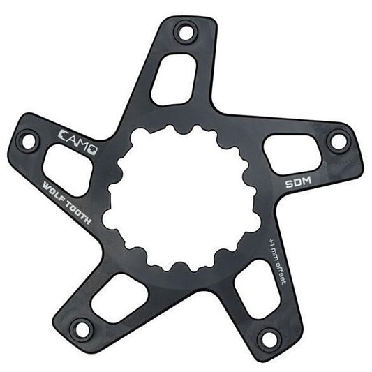 Étoile de Pédalier WOLF TOOTH CAMO M8 Sram Direct Mount Offset -8mm Noir