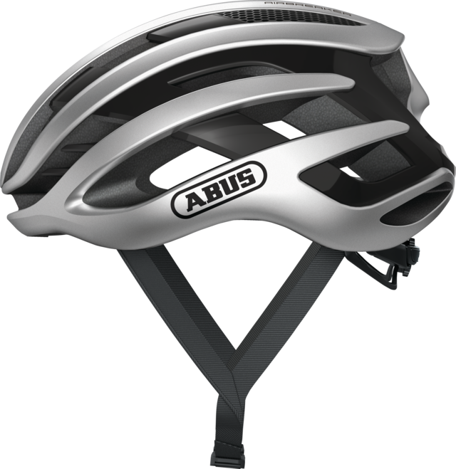 Casque Route ABUS AIRBREAKER Argent