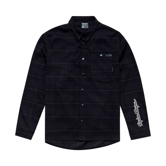 Chemise Technique TROY LEE GRIND DESIGNS FLANNEL PLAID Carbon