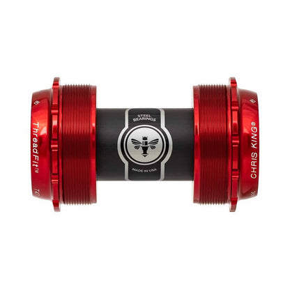 Boîtier de Pédalier CHRIS KING ThreadFit T47 24x 68/73 mm Rouge