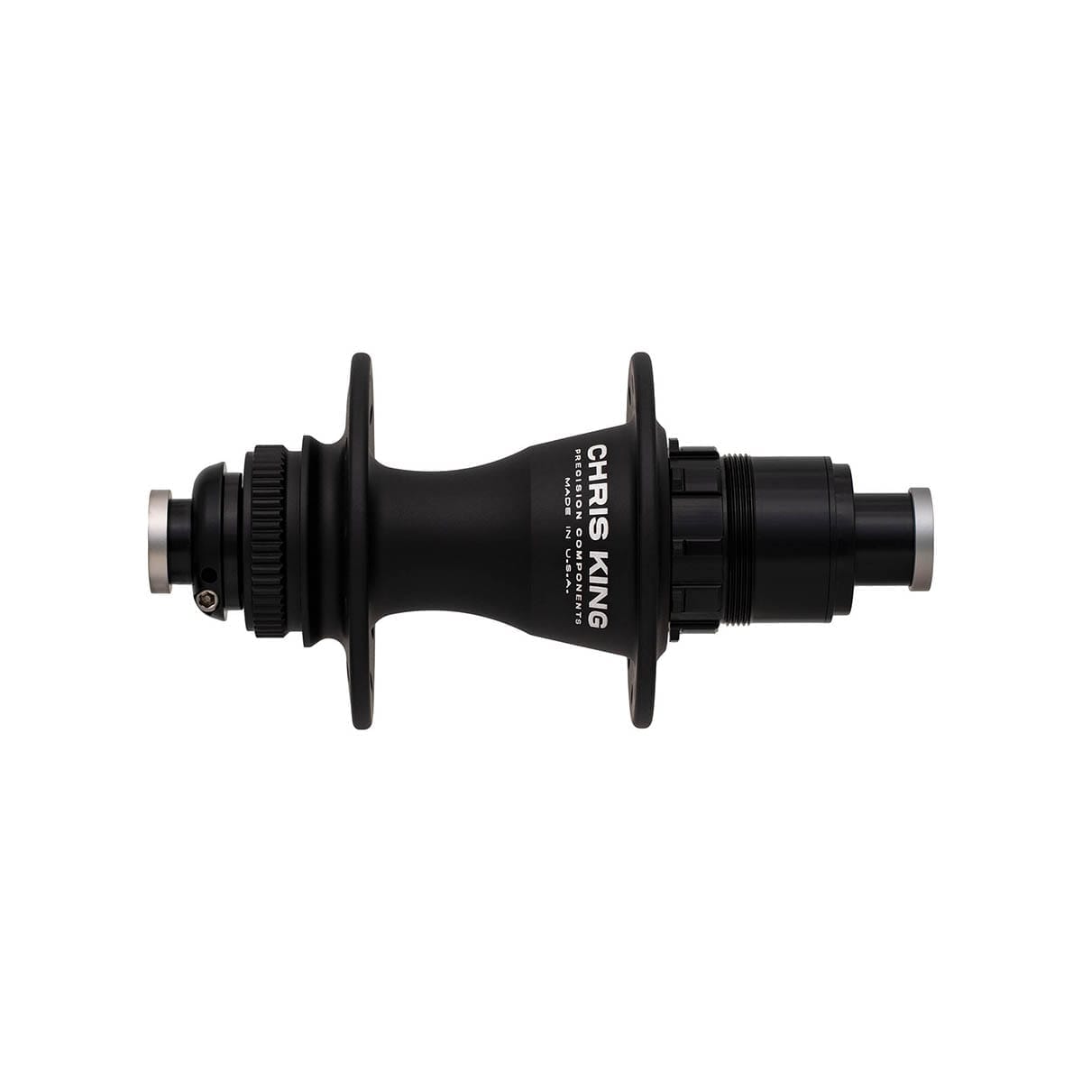 Moyeu Arrière CHRIS KING R45D Céramique Noir Mat (Corps Shimano)