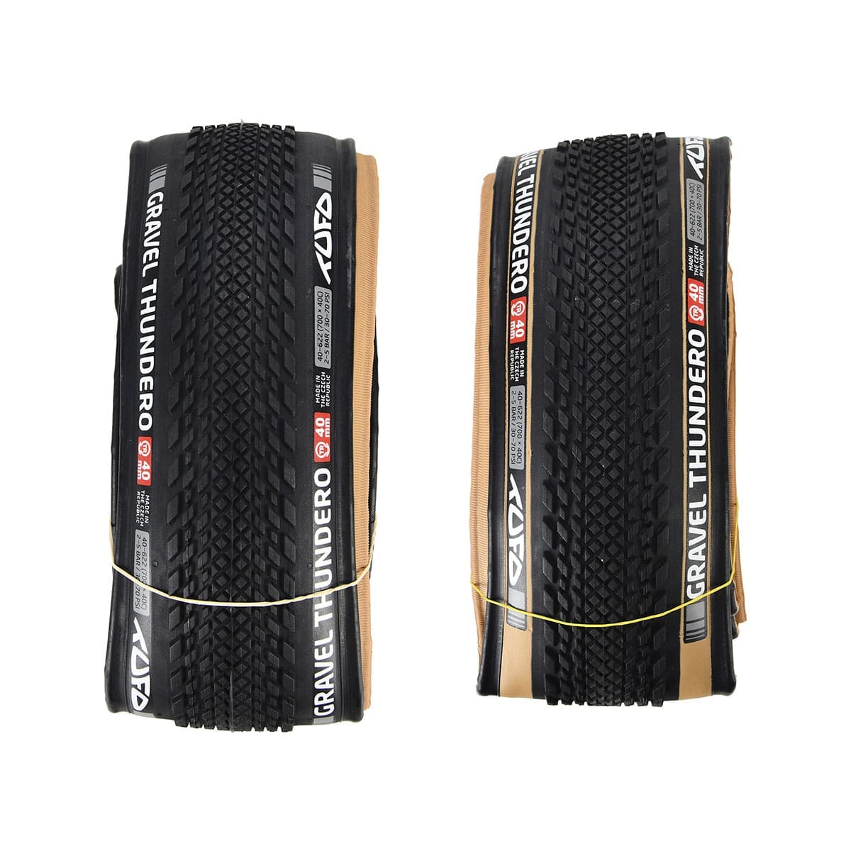 Pneu TUFO GRAVEL THUNDERO 700x40c Tubeless Ready Beige