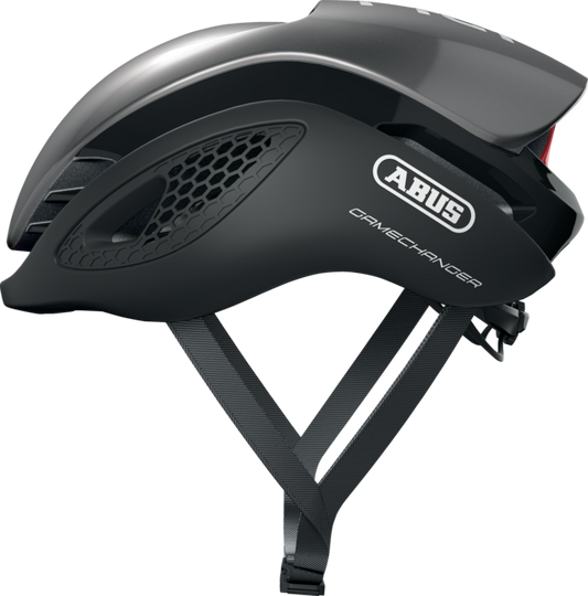 Casque Route ABUS GAMECHANGER Gris Foncé