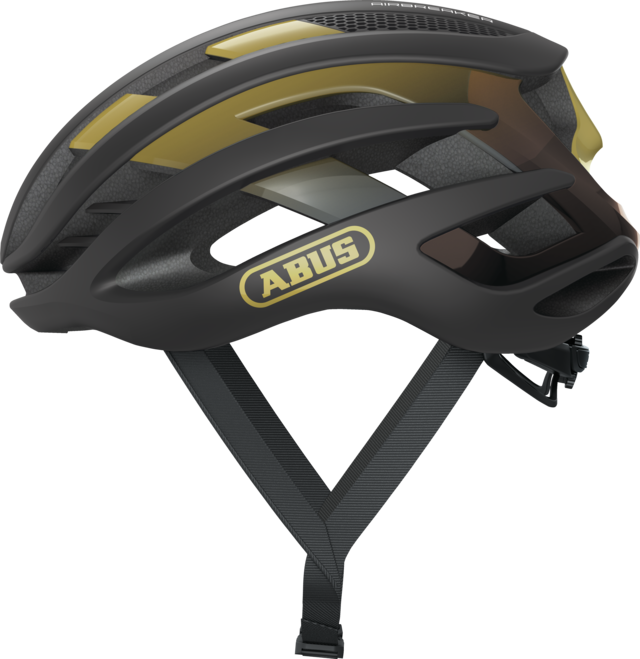 Casque Route ABUS AIRBREAKER Noir/Or
