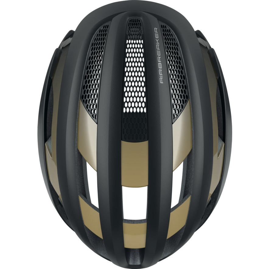 Casque Route ABUS AIRBREAKER Noir/Or