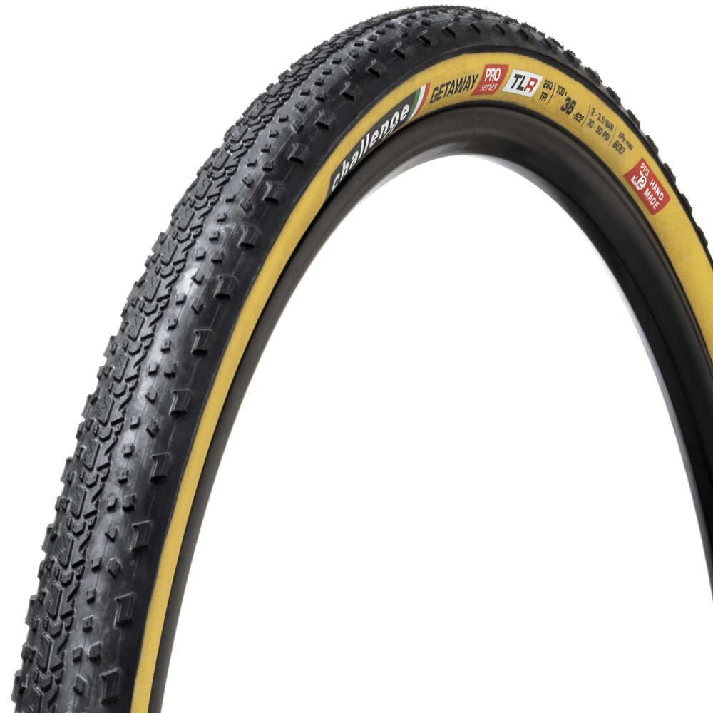 Pneu CHALLENGE OPEN GETAWAY 700x36c Tubeless Ready Beige