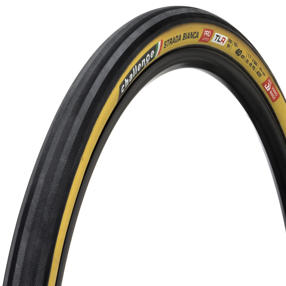 Pneu CHALLENGE STRADA BIANCA 700x40c Tubeless Ready Marron