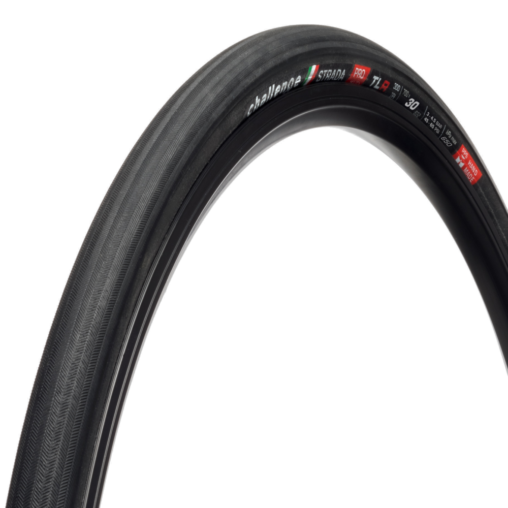 Pneu CHALLENGE STRADA 700x30c Tubeless Ready Noir