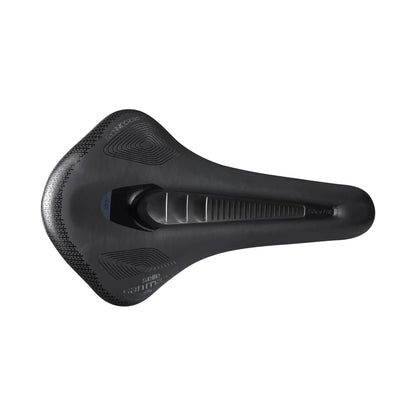 Selle SAN MARCO SHORTFIT 2.0 SHIELD SUPERCOMFORT OPEN-FIT RACING L3 Largeur 155mm Rails Acier Xsilite Noir