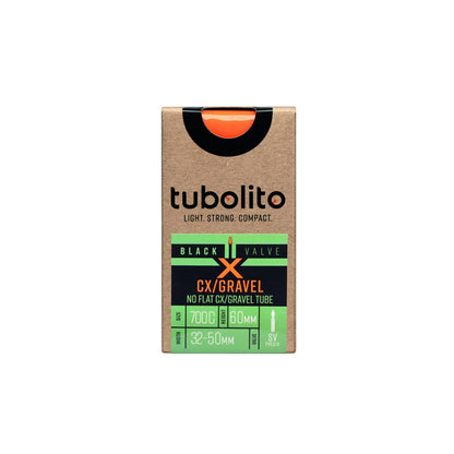 Chambre à air TUBOLITO X-TUBO CX/gravel 700x30/47 Presta 60mm Noir