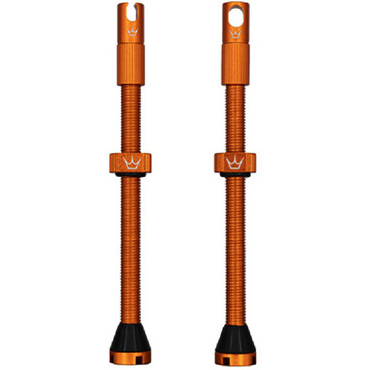 Valves Tubeless PEATY'S x Chris King MK2 Presta 80 mm (x2) Orange