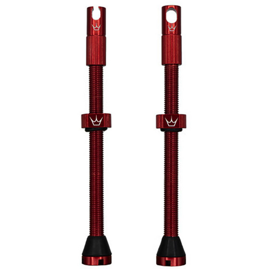 Valves Tubeless PEATY'S x Chris King MK2 Presta 80 mm (x2) Rouge