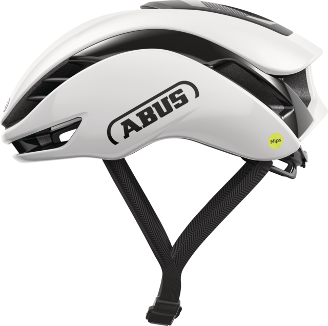 Casque Route ABUS GAMECHANGER 2.0 MIPS Shiny Blanc
