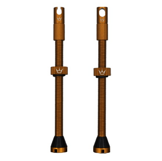 Valves Tubeless PEATY'S x Chris King MK2 Presta 80 mm (x2) Bourbon