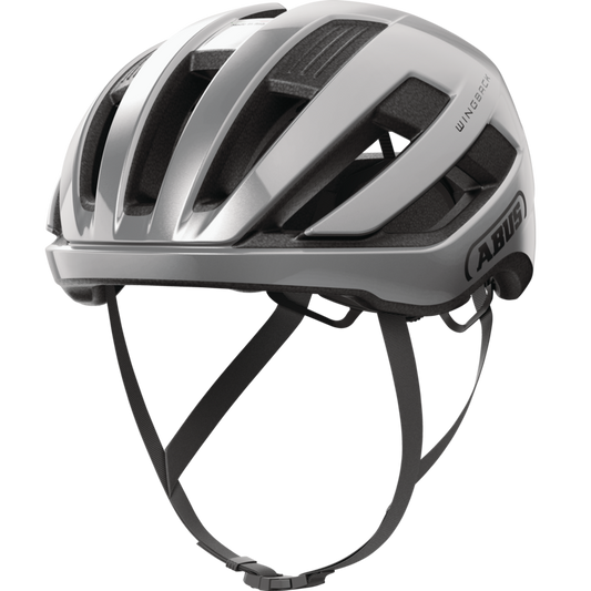 Casque Route ABUS WINGBACK Argent