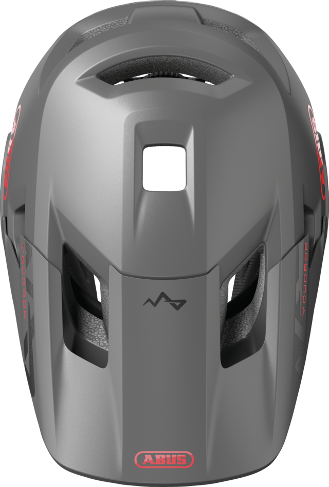 Casque VTT ABUS YOUDROP FF Junior Ti Silver