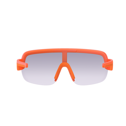 Lunettes POC AIM Orange Fluo Translucide Verre Clarity Road Partly Sunny Gold