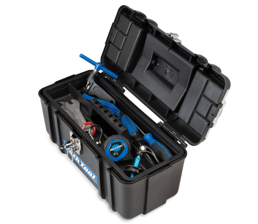 Park Tool AK-5 contenu de la mallette avec plateau en place