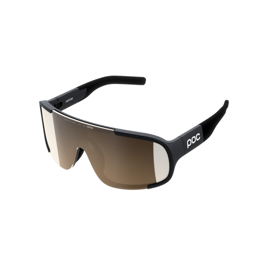 Lunettes POC ASPIRE MID Noir Verre Clarity Trail Partly Sunny Silver