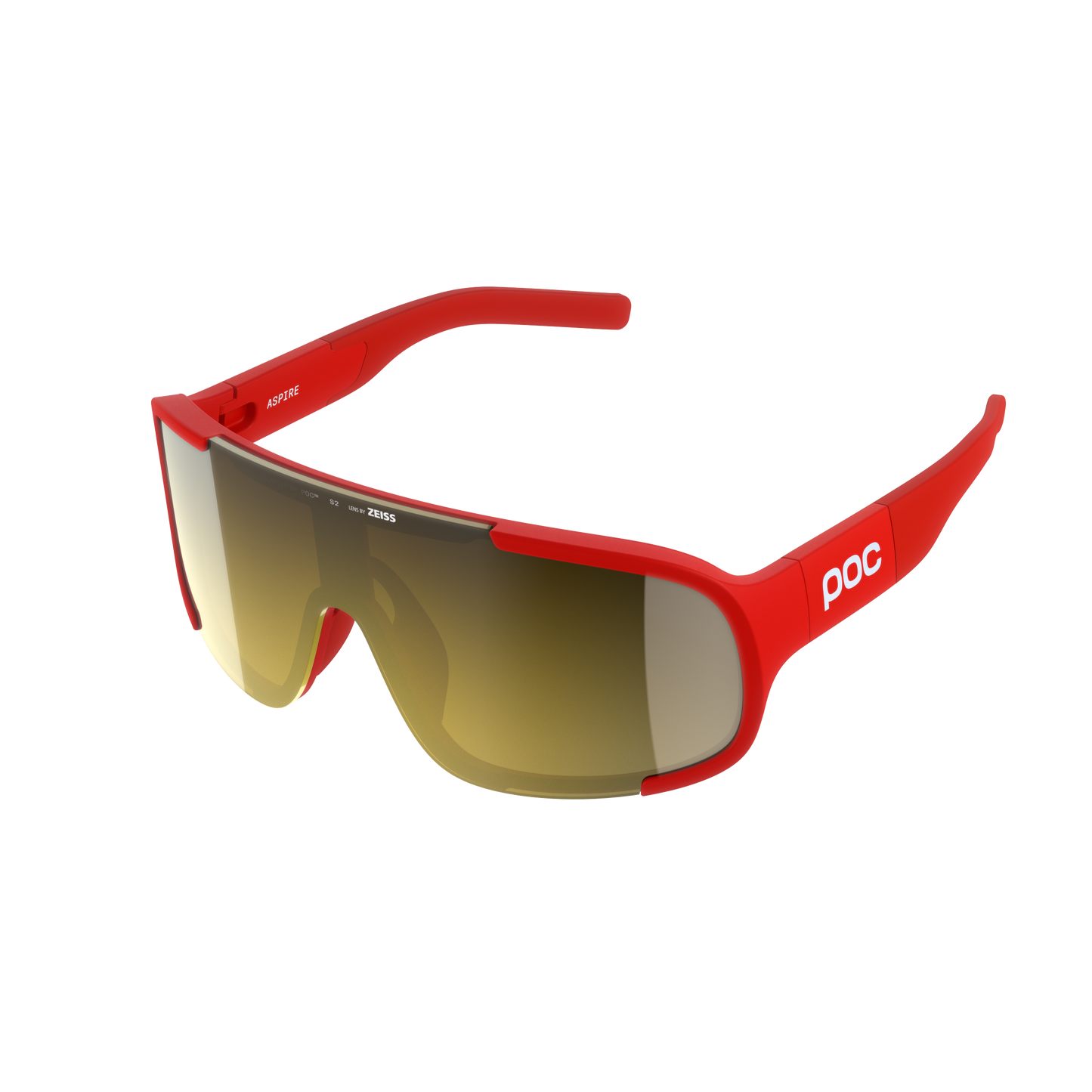 Lunettes POC ASPIRE Rouge Verre Clarity Road Partly Sunny Gold