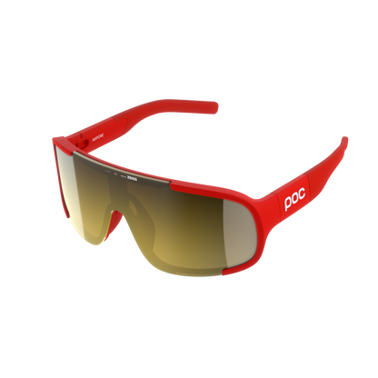 Lunettes POC ASPIRE Rouge Verre Clarity Road Partly Sunny Gold