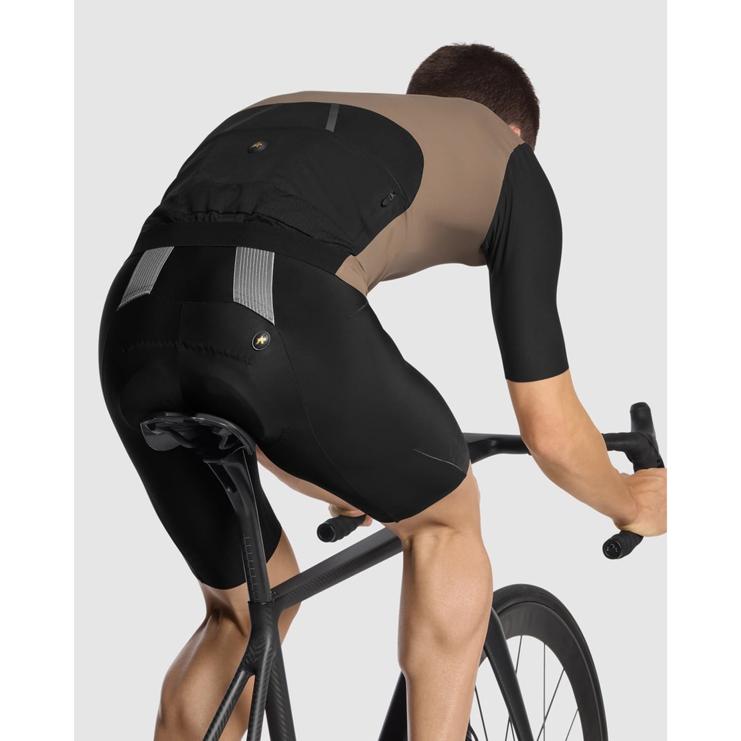 Maillot ASSOS EQUIPE RS S11 Manches Courtes Noir/Beige