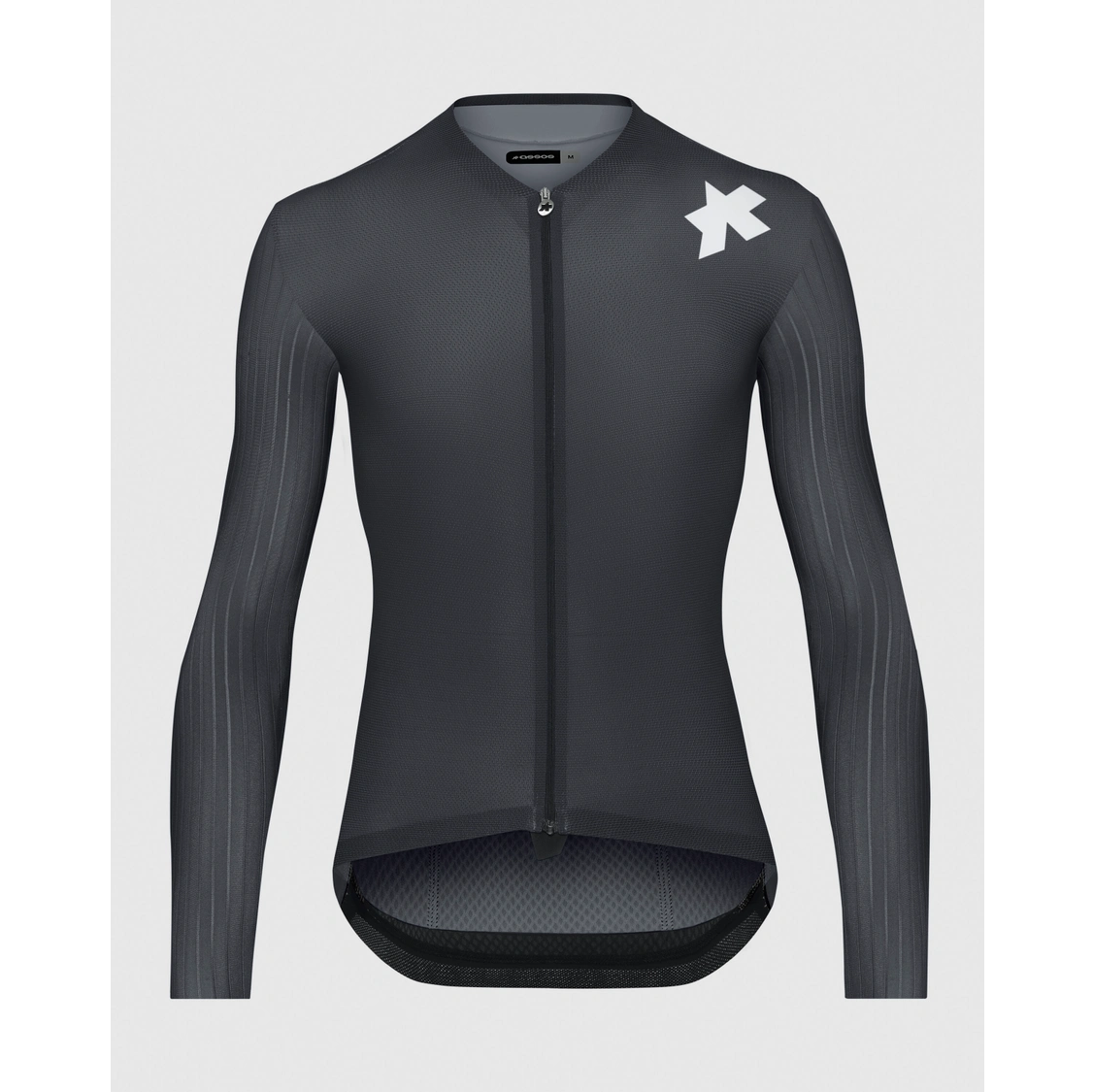 Maillot ASSOS EQUIPE RS S11 Manches Longues Noir/Gris