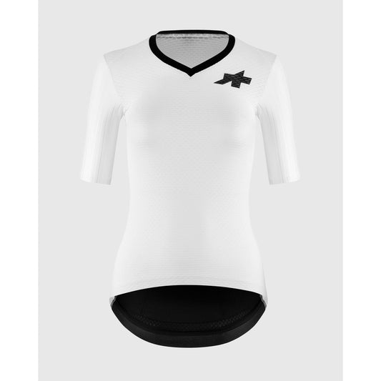 Maillot ASSOS DYORA RSV S11 Femme Manches Courtes Blanc