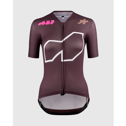Maillot ASSOS DYORA R S11 We are the A Manches Courtes Femme Bordeaux