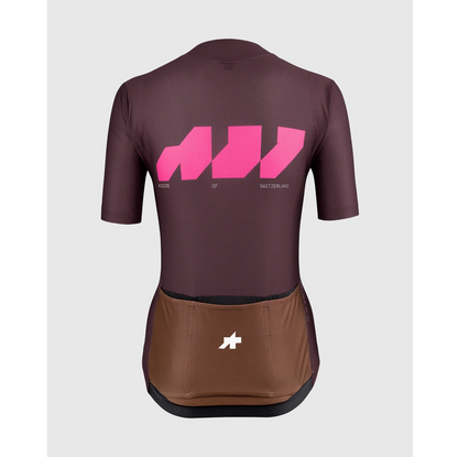 Maillot ASSOS DYORA R S11 We are the A Manches Courtes Femme Bordeaux