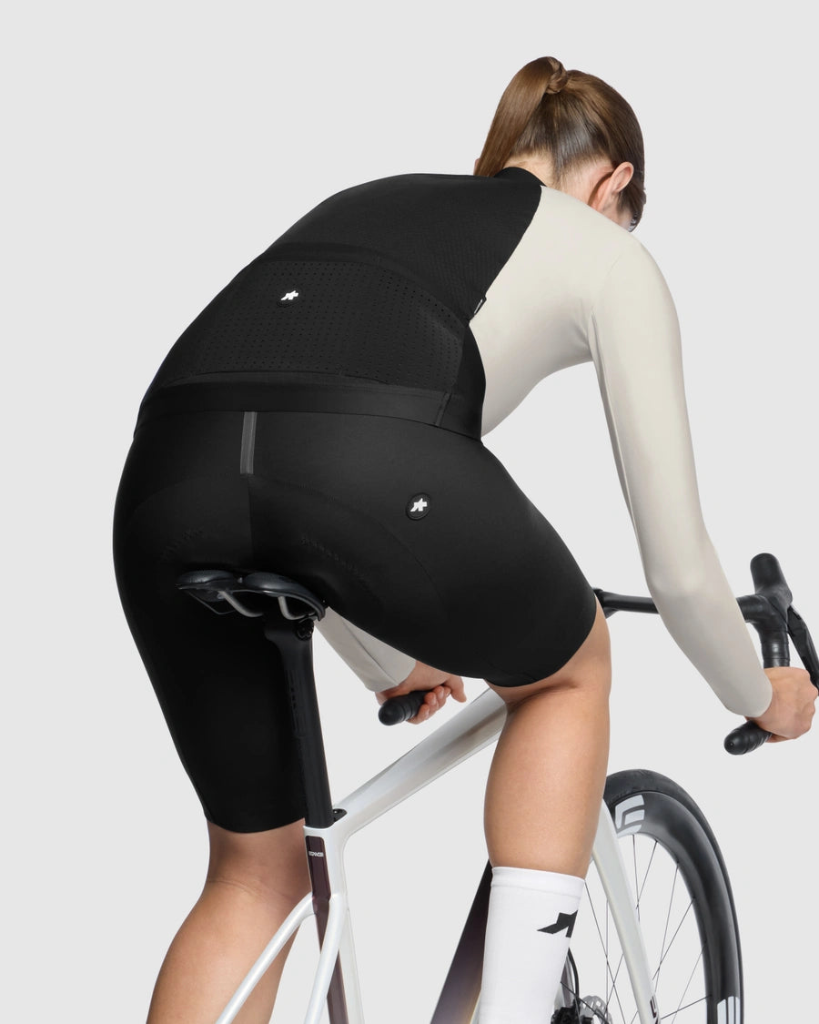 Maillot ASSOS DYORA R SPRING FALL S11 Manches Longues Femme Blanc