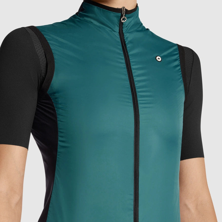 Veste Sans Manches ASSOS UMA GT Wind C2 Femme Foundation Green
