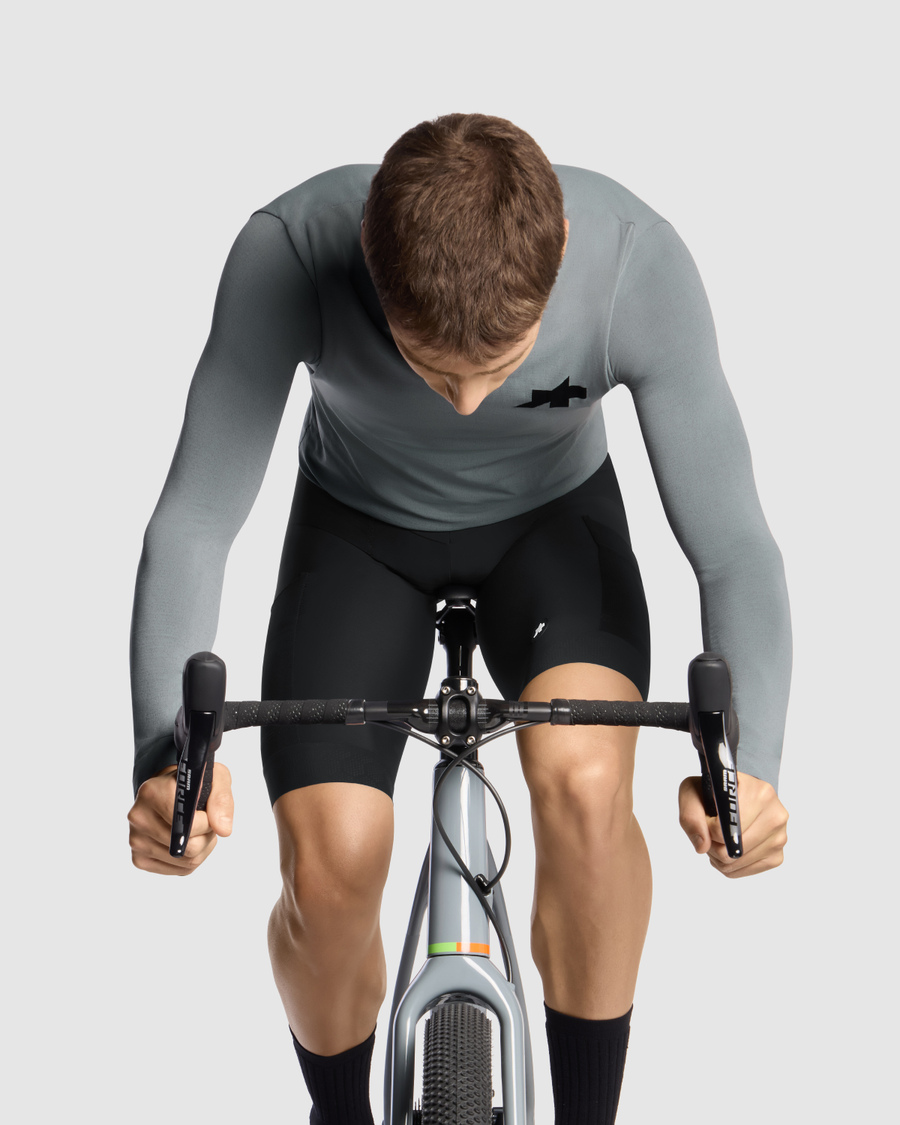 Maillot ASSOS TACTICA TECH T5 Manches Longues Gris