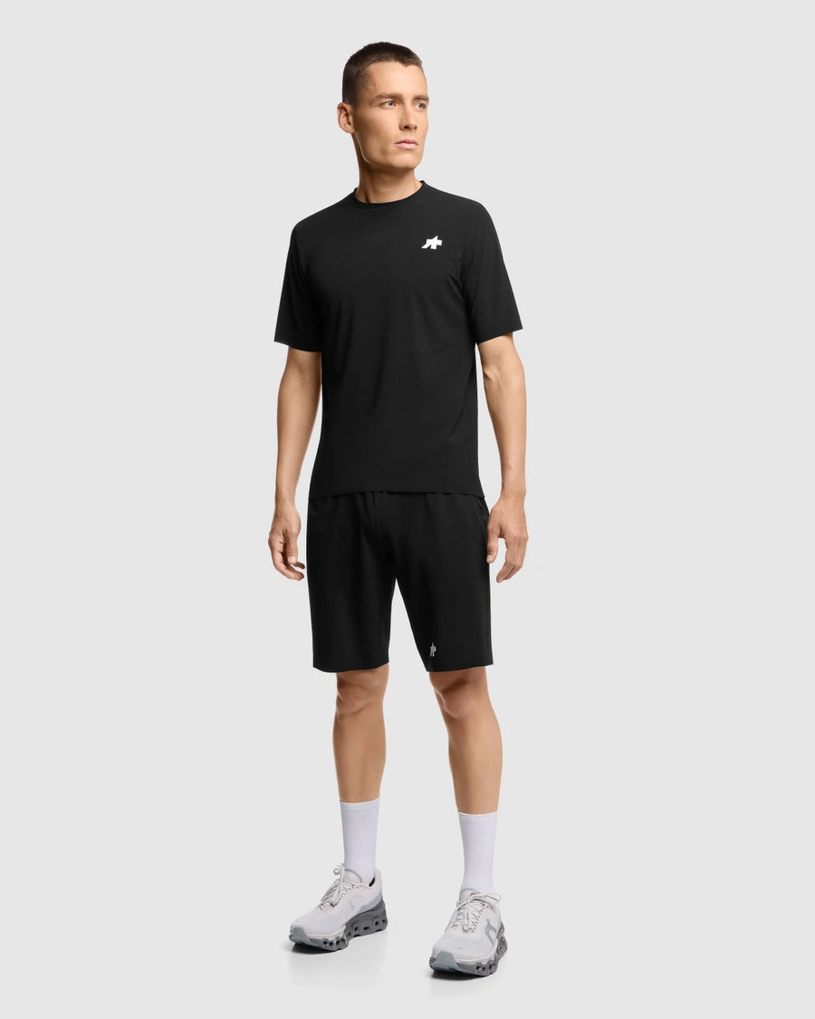 Maillot ASSOS TACTICA POST RIDE T5 Manches Courtes Noir