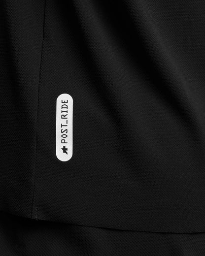 Maillot ASSOS TACTICA POST RIDE T5 Manches Courtes Noir