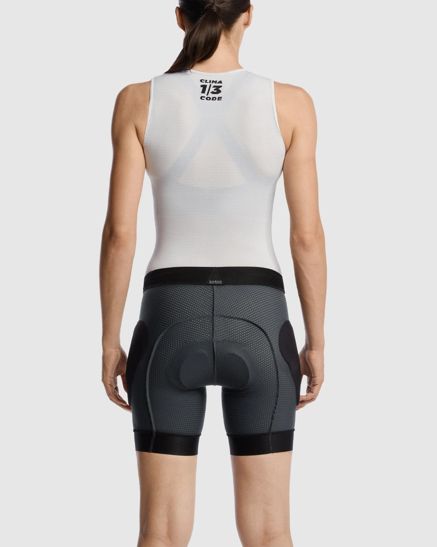 Sous-Short ASSOS TRAIL TACTICA HP T3 Femme Gris