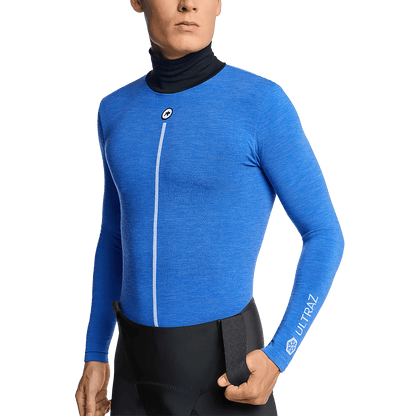 Sous-Vêtement ASSOS ULTRAZ WINTER SKIN P1 Manches Longues Bleu