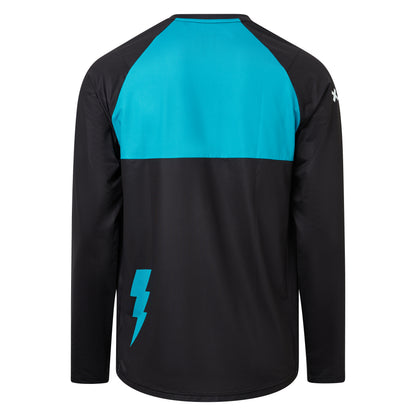 Maillot USWE BERG MTB Manches Longues Noir/Bleu