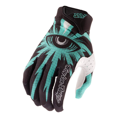 Gants TROY LEE DESIGNS AIR CYCLOPS Carbon/Real Teal