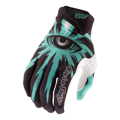 Gants TROY LEE DESIGNS AIR CYCLOPS Carbon/Real Teal