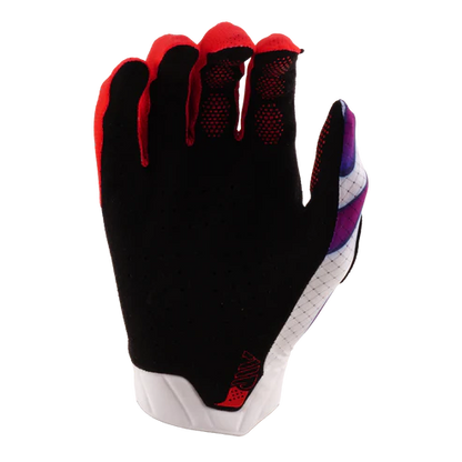 Gants TROY LEE DESIGNS AIR OVERSPRAY Blanc/Violet