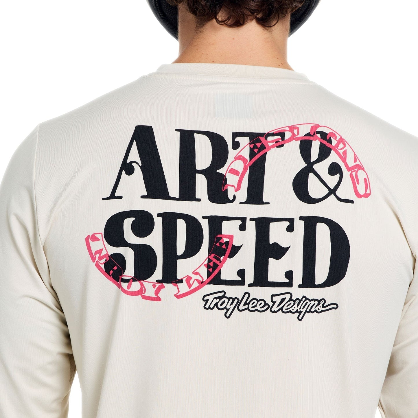 Maillot TROY LEE DESIGNS RUCKUS RIDE ART ET SPEED Manches Longues Pumice