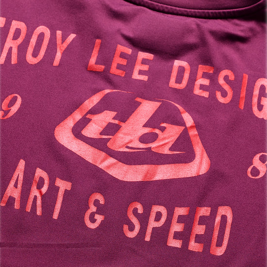 Maillot TROY LEE DESIGNS RUCKUS RIDE LOCKDOWN Manches Longues Sangria