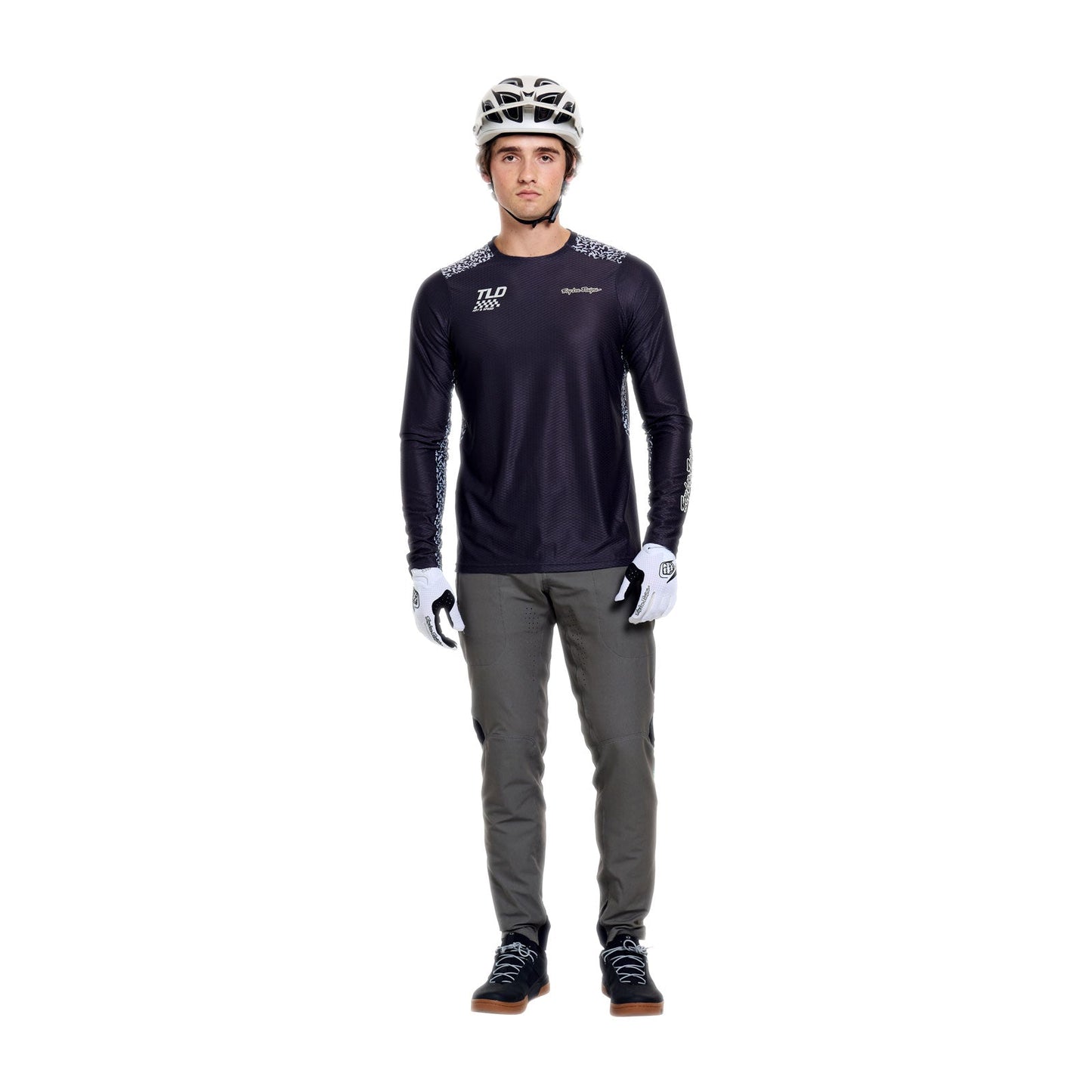 Maillot TROY LEE DESIGNS SKYLINE PRO AIR RIDGELINE Manches Longues Carbon