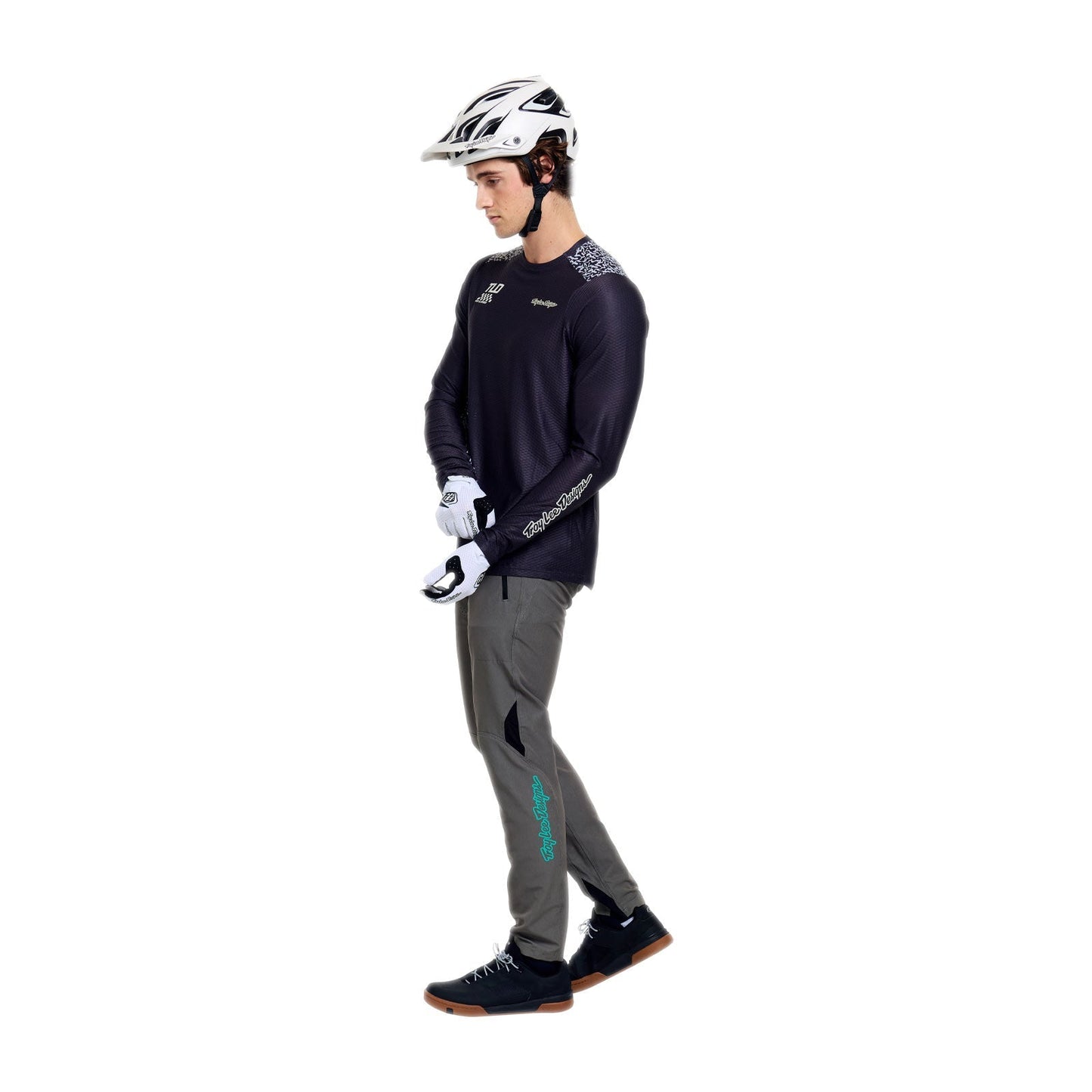 Maillot TROY LEE DESIGNS SKYLINE PRO AIR RIDGELINE Manches Longues Carbon