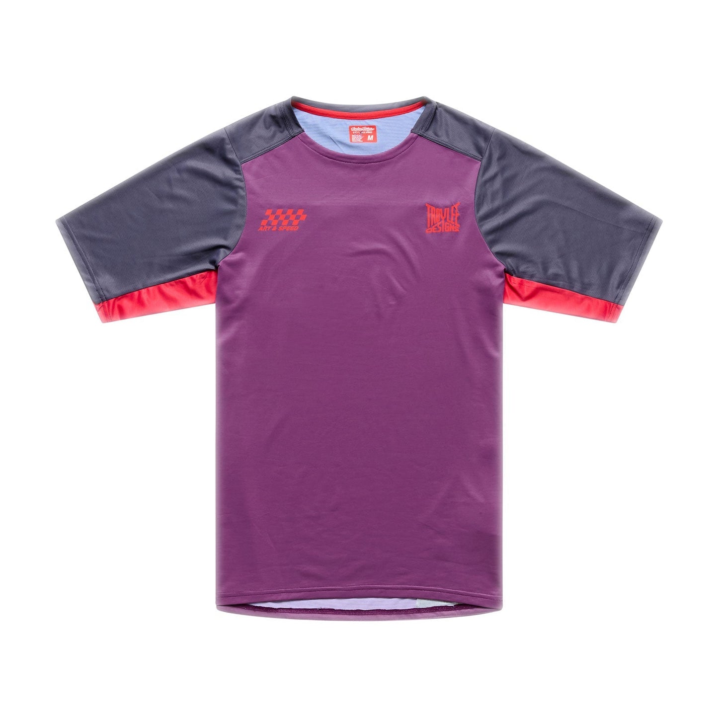 Maillot TROY LEE DESIGNS SKYLINE PRO FANGS ARMY Manches Courtes Sangria