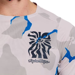 Maillot TROY LEE DESIGNS SKYLINE PRO FLOW CAMO Manches Courtes Pumice