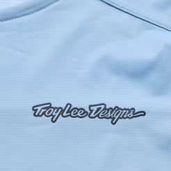 Maillot TROY LEE DESIGNS SKYLINE PRO MONO Manches Courtes Bleu